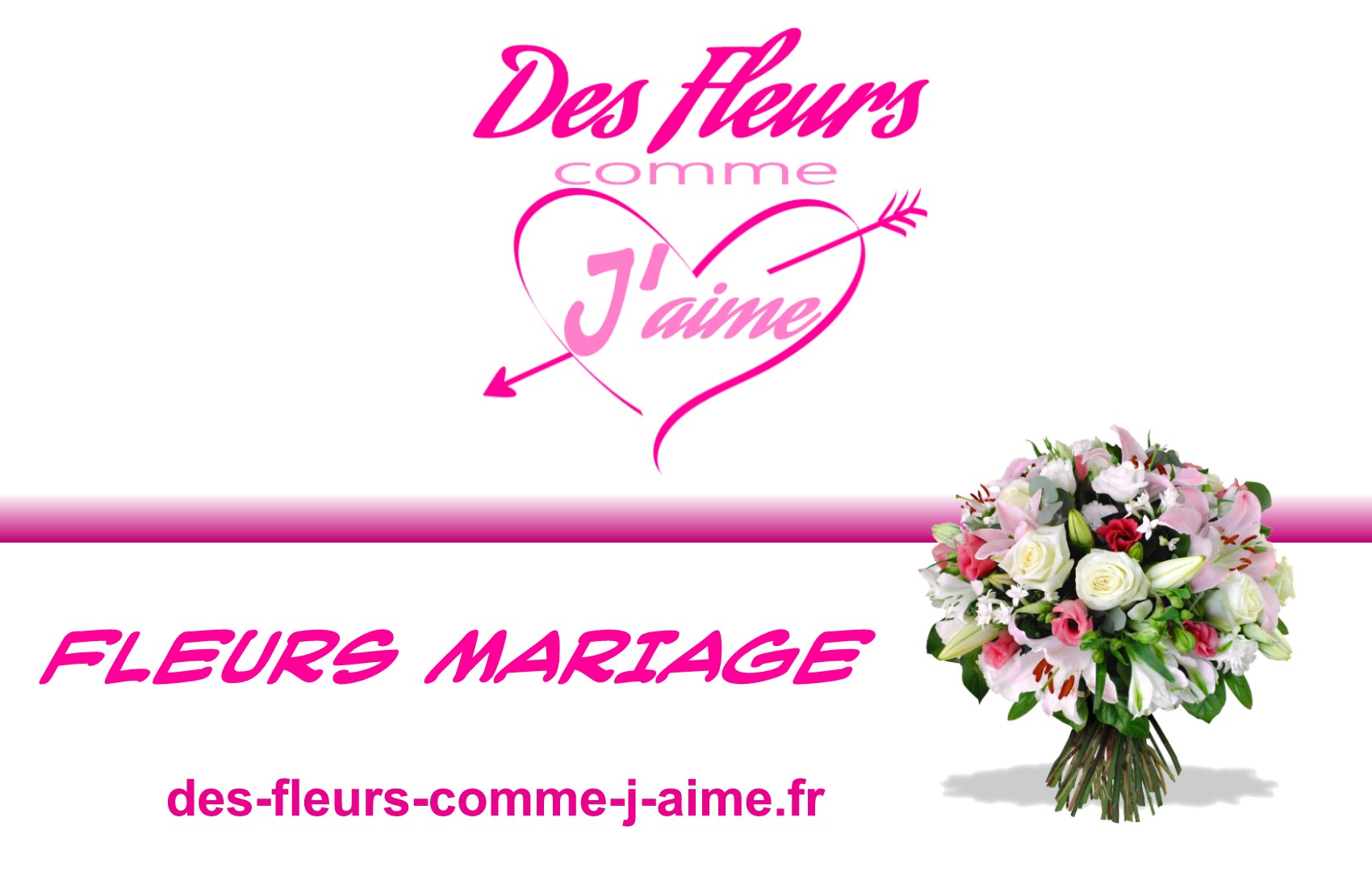 Livraison de fleurs mariage DES FLEURS COMME J'AIME