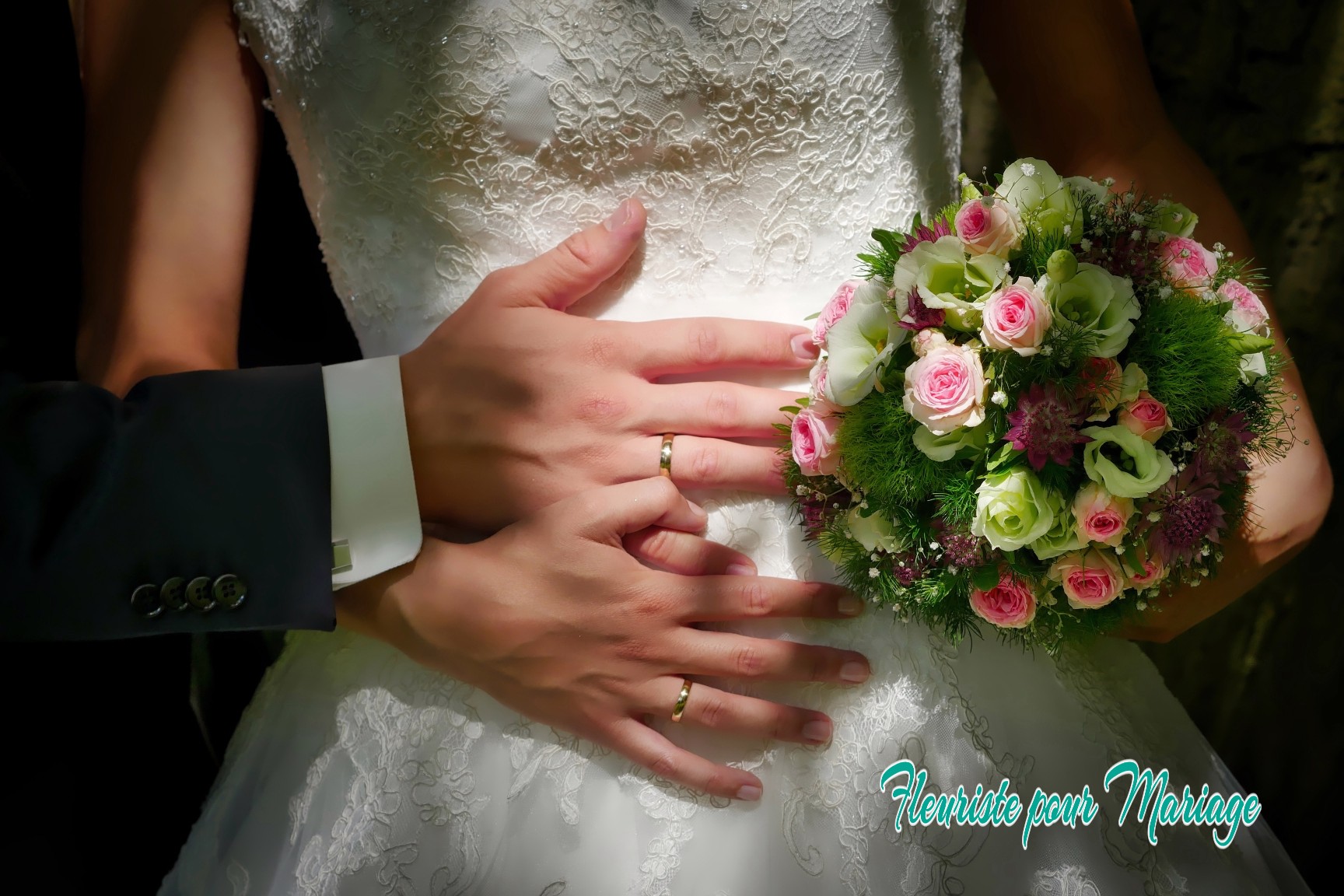 BOUQUET DE FLEURS POUR LA MARIÉE CANNES