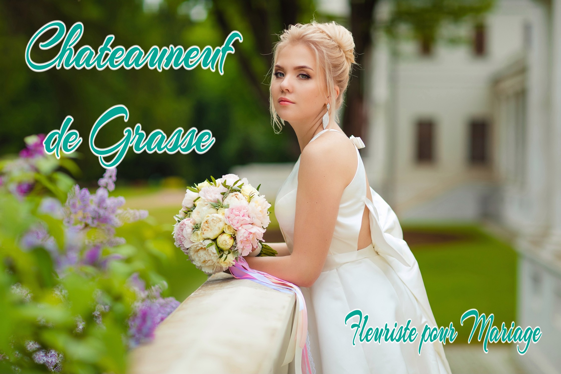 FLEURS MARIAGE CHATEAUNEUF DE GRASSE